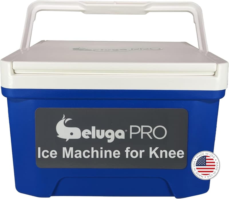 Knee Ice Therapy Machine with Programmable Timer and Joint Wrap