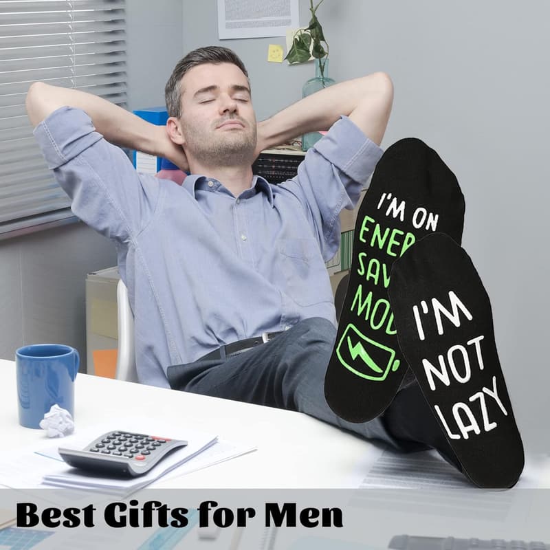 Funny Socks for Dad - Unique Birthday & Father's Day Gift