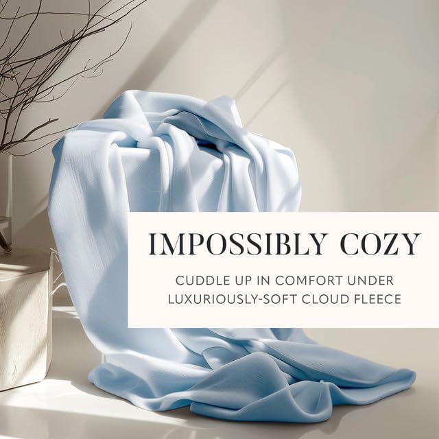 Thoughtful Care Package for Him or Her - Luxury Blanket & Candles