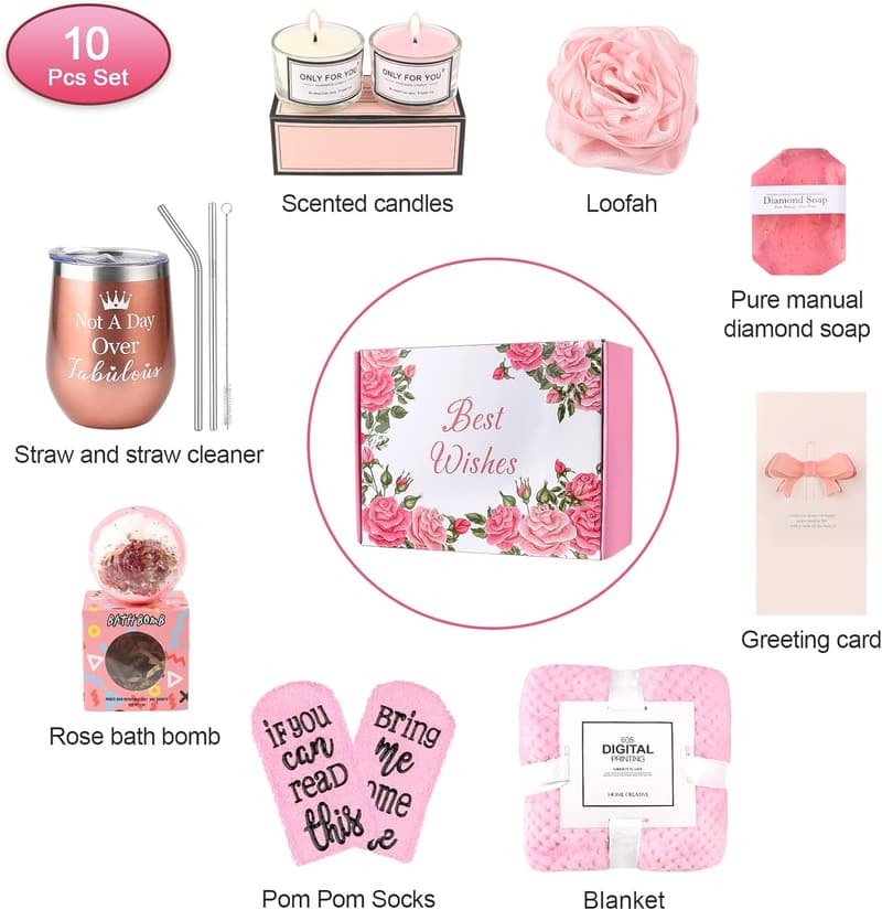 Get Well Soon Care Package for Women – Self-Care Basket