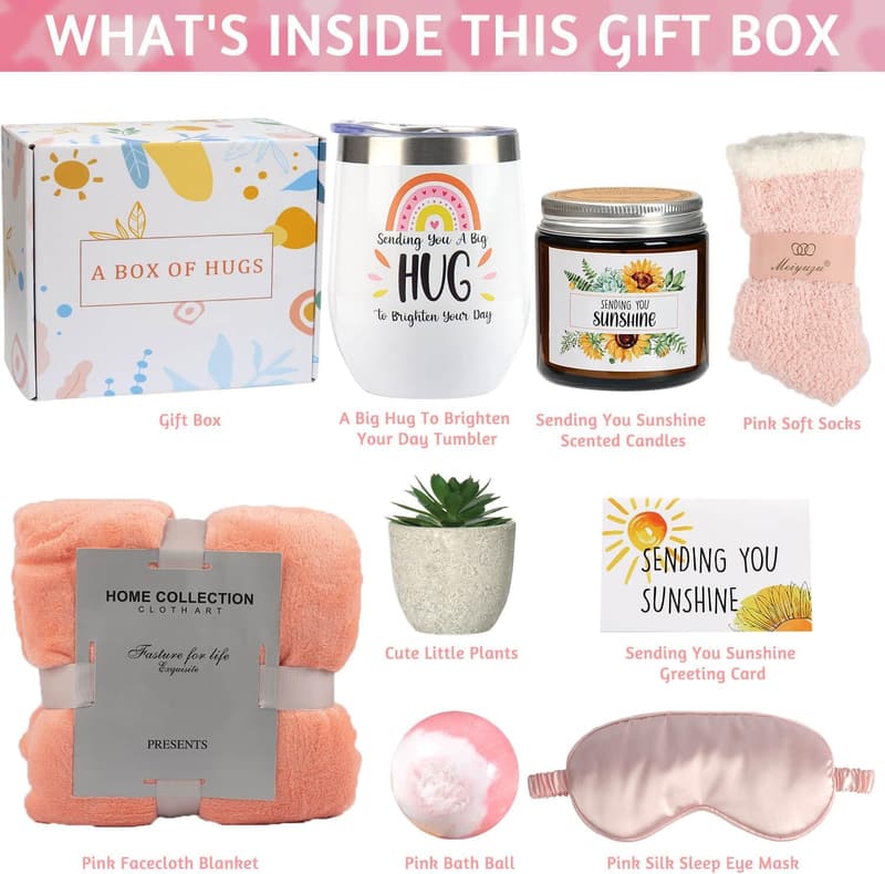 Get Well Soon Care Package for Women - 9 Self-Care Gifts