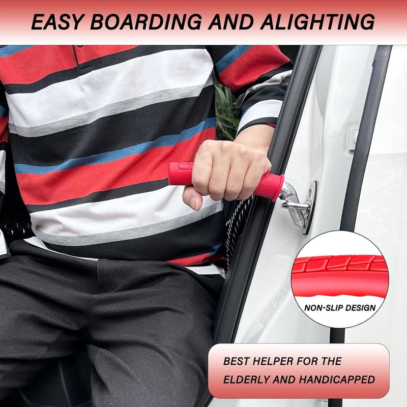 Portable Car Handle Assist for Seniors - Vehicle Support Aid