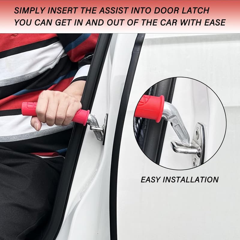 Elderly Car Door Handle Assistive Grab Bar for Easy Access
