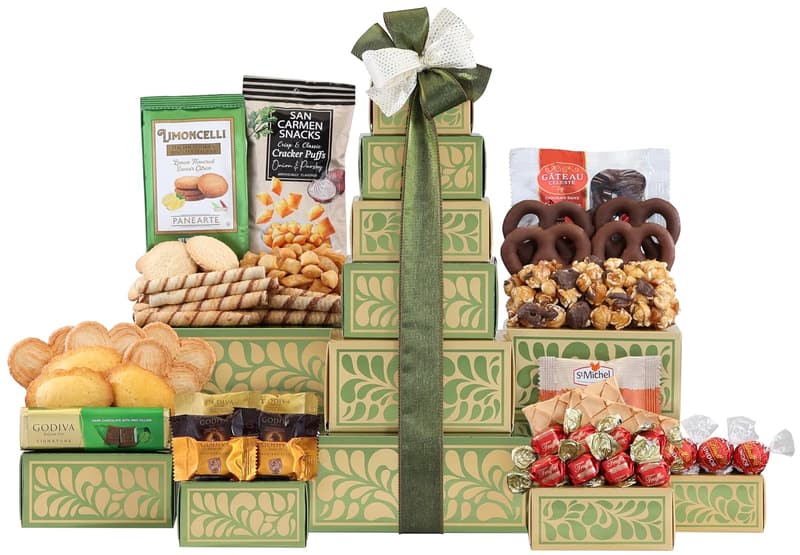 Sympathy Gift Basket Tower for Grieving Friends