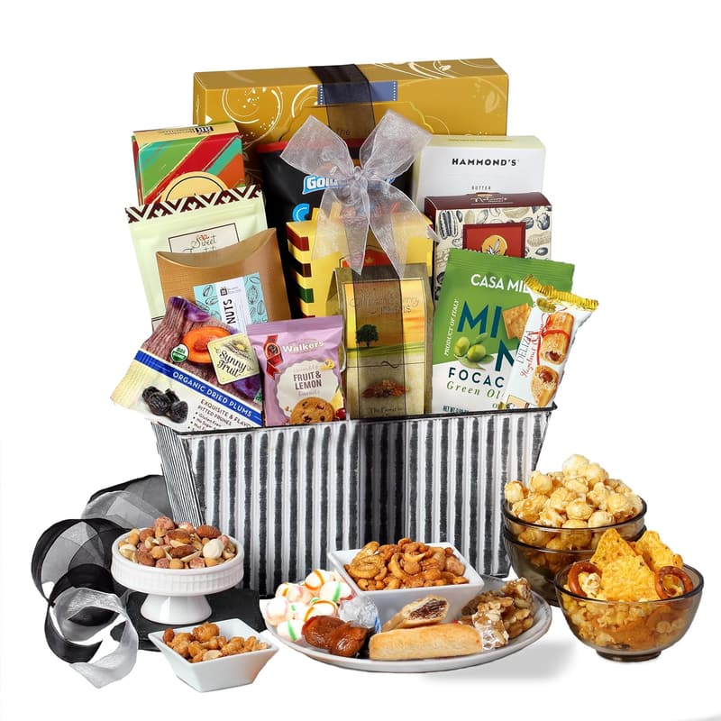 Gourmet Snack & Sweets Gift Basket for Women & Families