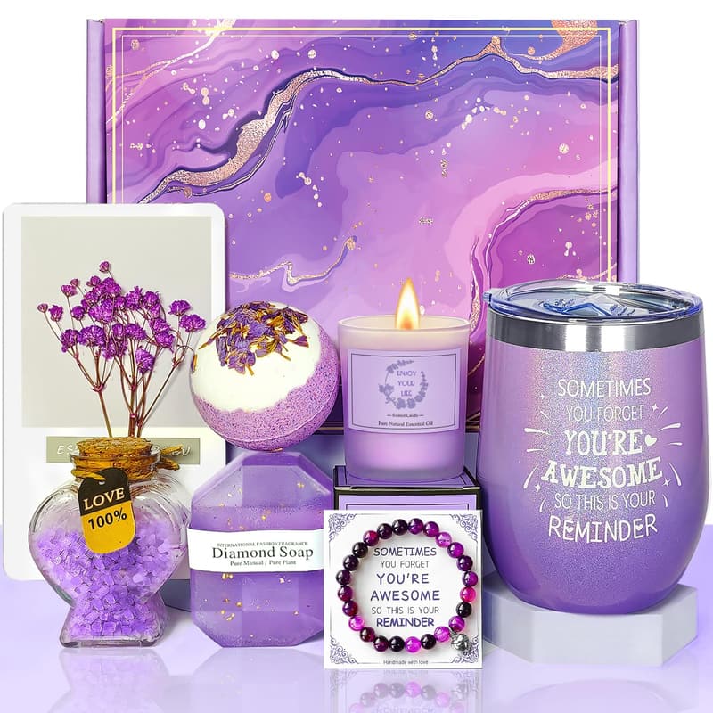 Birthday Spa Gift Basket for Women - Relaxing Gift Set