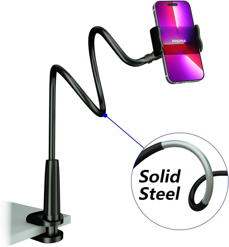 Gooseneck Bed Stand Holder for 3.5-7