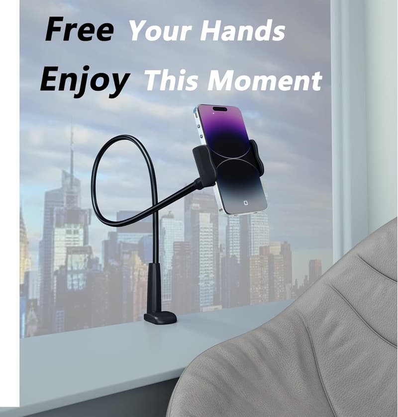 Gooseneck Bed Stand Holder for 3.5-7