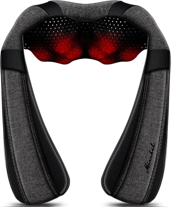 Ergonomic Shiatsu Neck & Back Massager with Heat