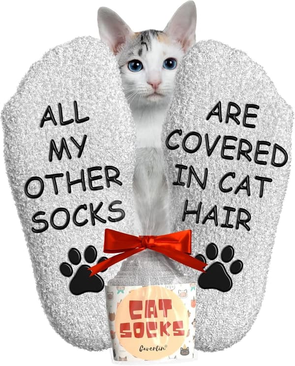 Cute Cat Socks with Gift Packaging for Cat Lovers