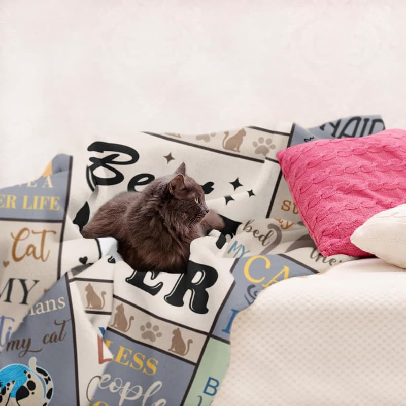 Cat Mom Gifts Blanket - 50