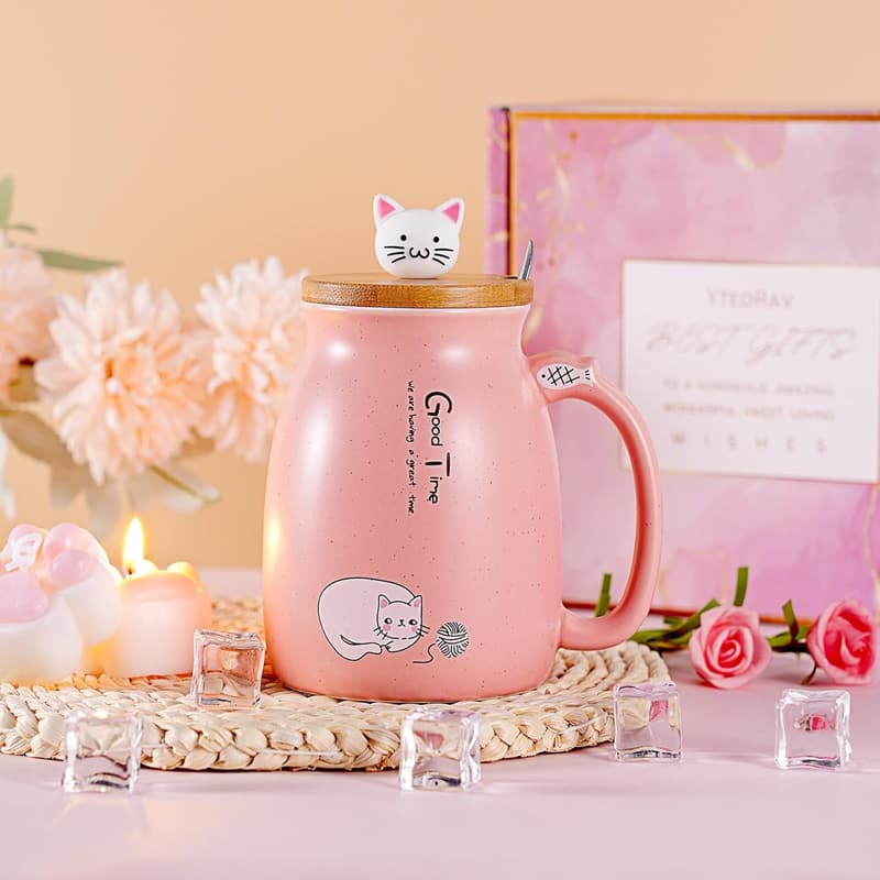 Funny Cat Mom Gift Set for Women - Geburtstag & Mother's Day