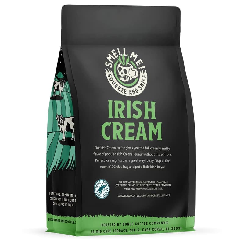 Irish Cream Flavored Medium Roast Coffee, 12 oz Ground