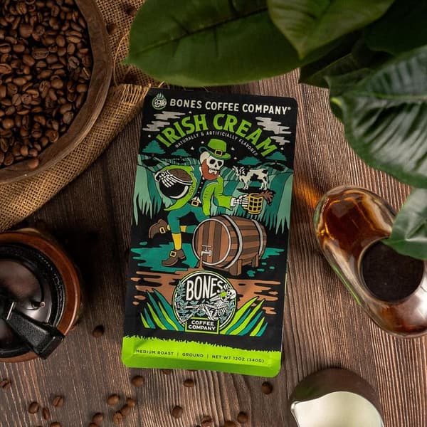 Irish Cream Flavored Medium Roast Coffee, 12 oz Ground