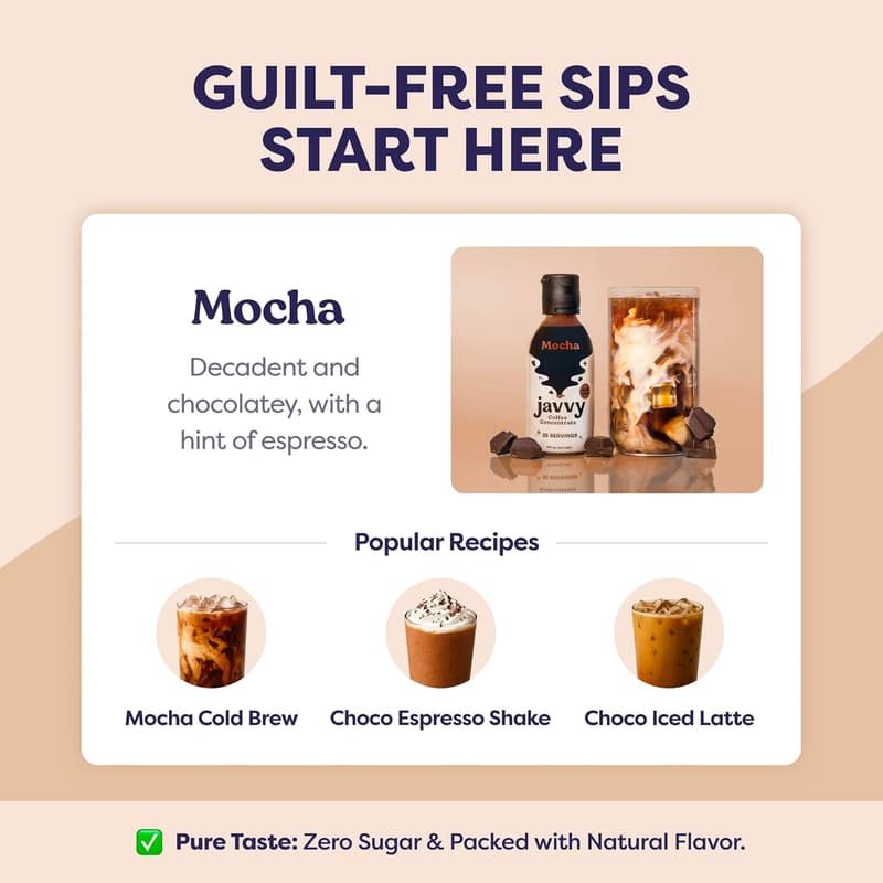 Mocha Cold Brew Coffee Concentrate - 35 Servings