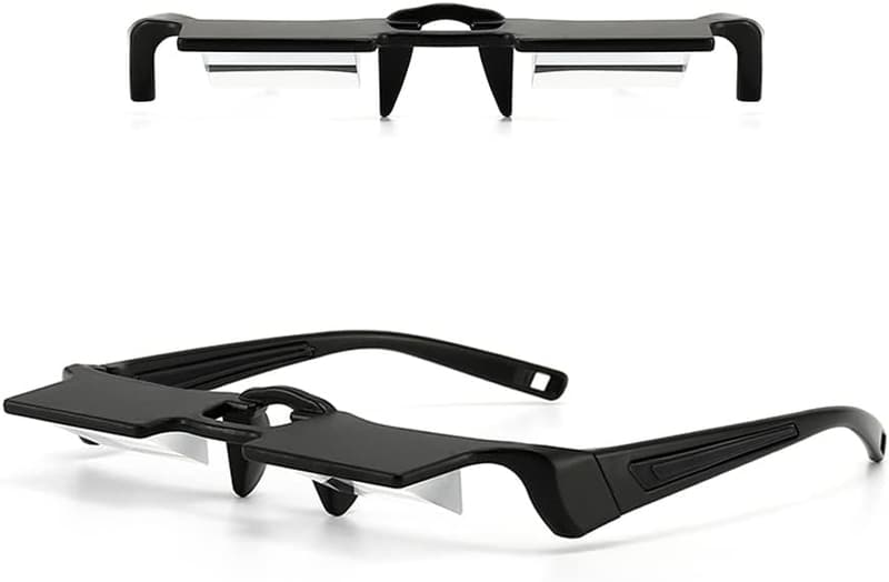 Horizontal Lazy Glasses for Comfortable Reading and Viewing