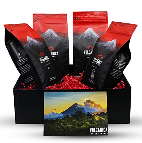 Coffee Lover Gift Box - Fresh Roasted Whole Beans, 4 x 16oz