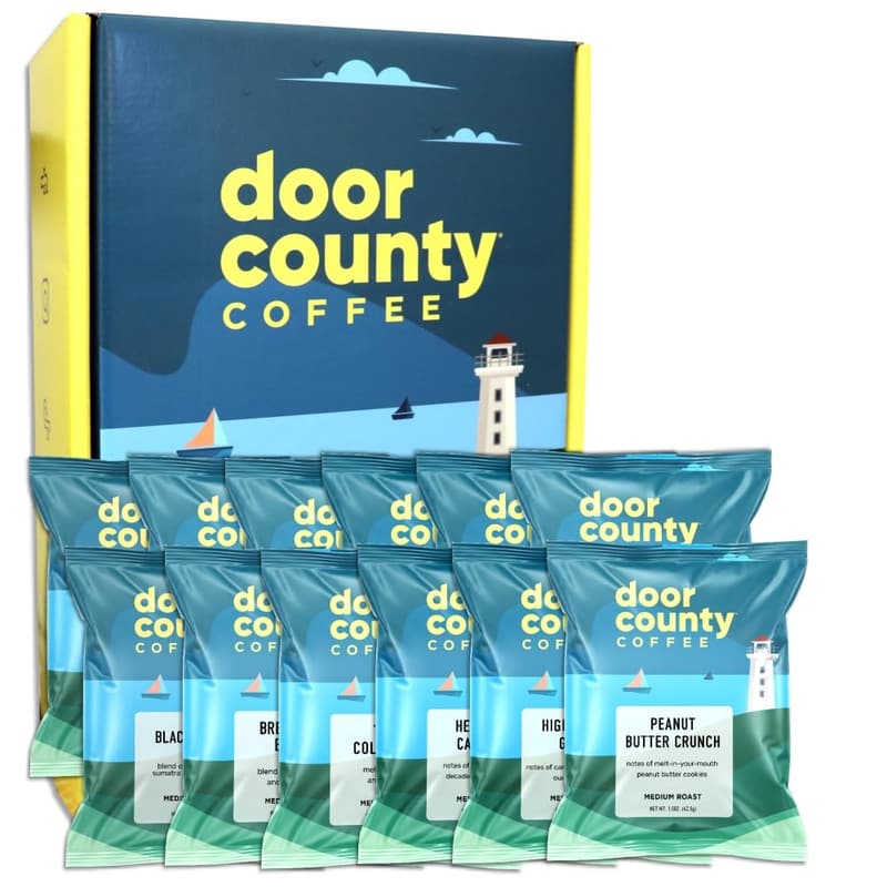 Coffee Gift Set - 12-Pack Variety with 1.5oz Bags