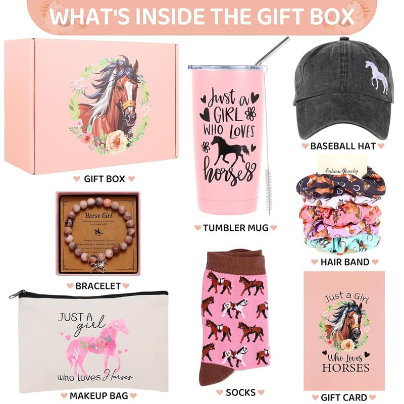 Gifts for Horse Lovers: Tumbler, Mug, Bracelet & More