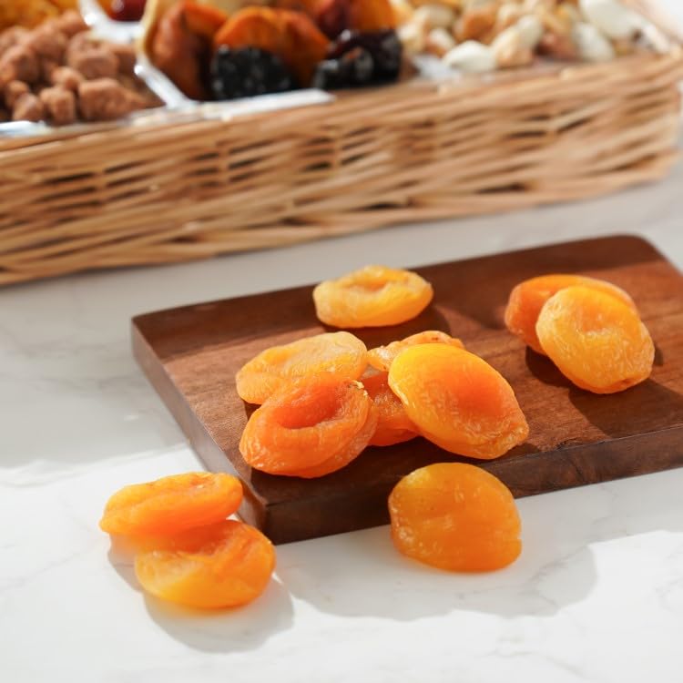 Sympathy Gift Basket with Gourmet Fruit & Nuts for Men & Women