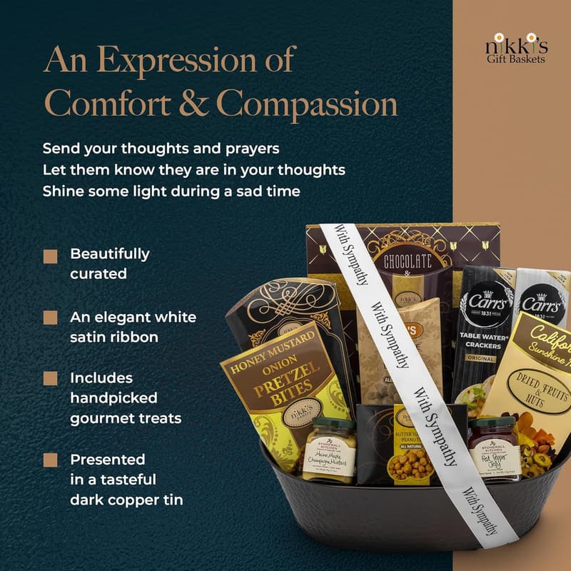 Sympathy Gift Basket | Gourmet Condolence Treats