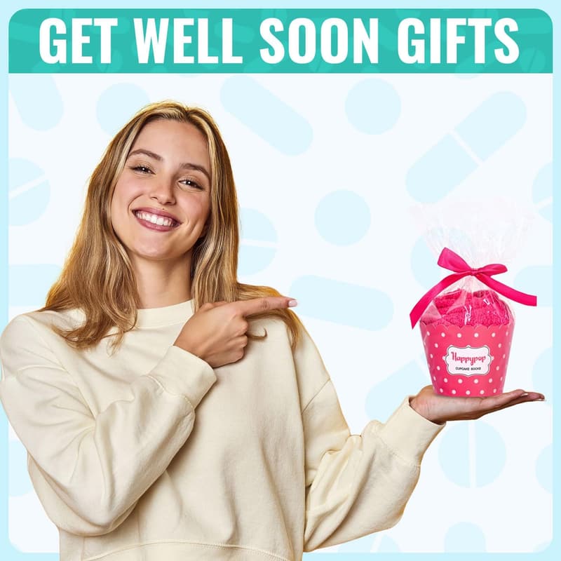 Get Well Soon Gift Set: Women's Recovery Socks