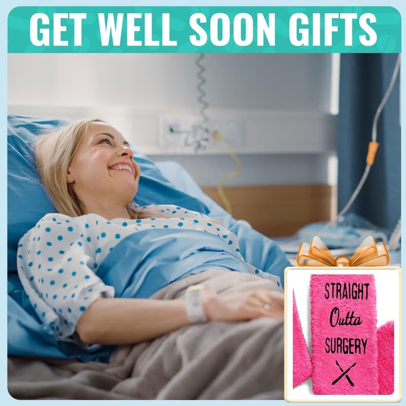 Get Well Soon Gift Set: Women's Recovery Socks