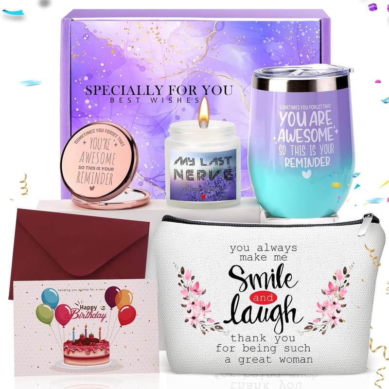 Birthday Gift Basket for Women – Unique Best Friend Treat