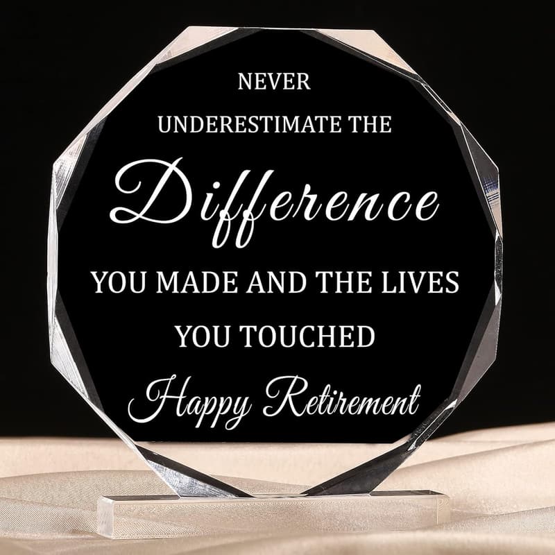 Retirement Keepsake Plaque for Teachers and Nurses