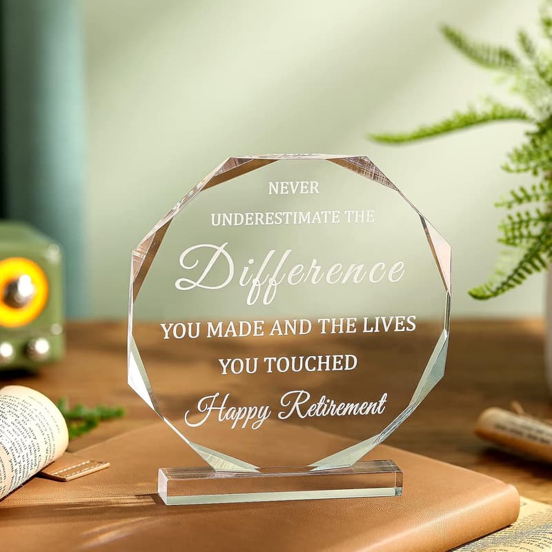 Retirement Keepsake Plaque for Teachers and Nurses