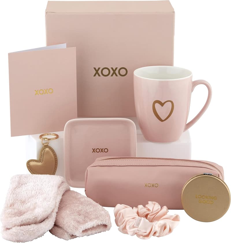 Birthday Gift Basket for Teen Girls and Women - Pink Set
