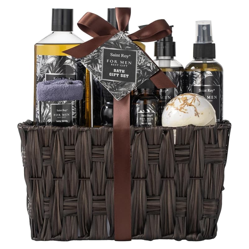 Father's Day Spa Gift Set for Men with Beard Care Kit