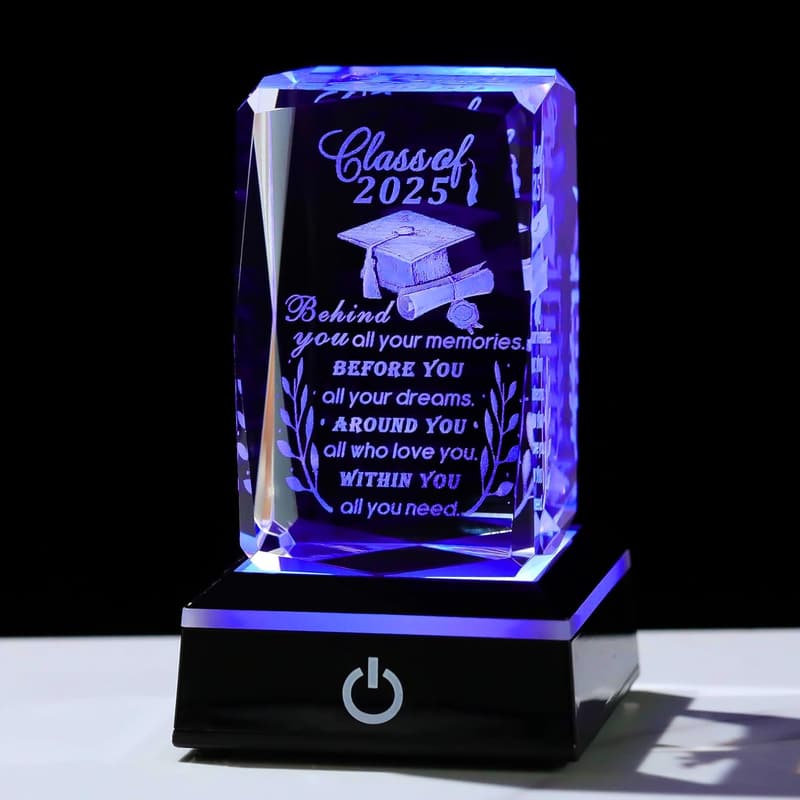 Class of 2025 Graduation Gift - 3D Laser Engraved Keepsake