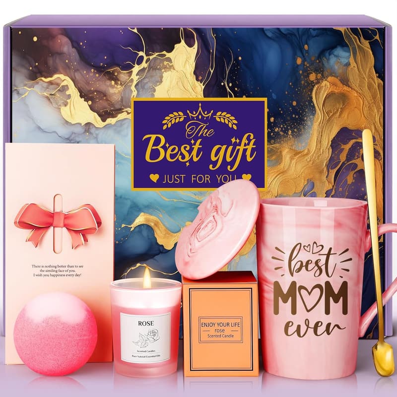 Unique Spa Gift Baskets for Mom - Personalized Birthday Treats