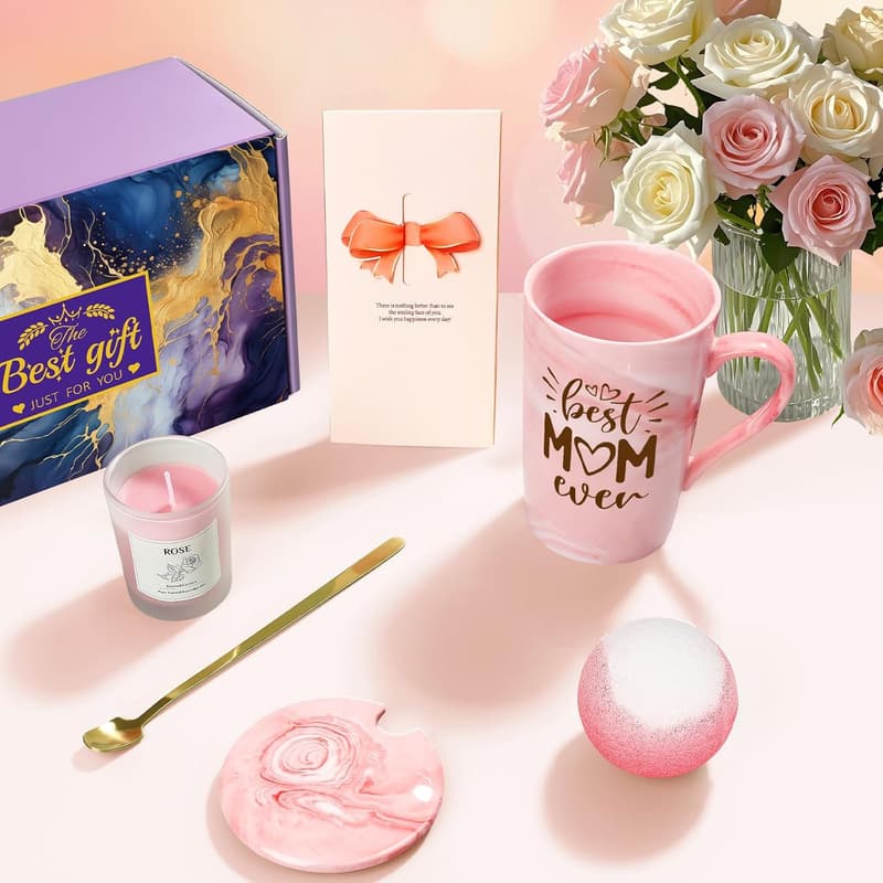 Unique Spa Gift Baskets for Mom - Personalized Birthday Treats