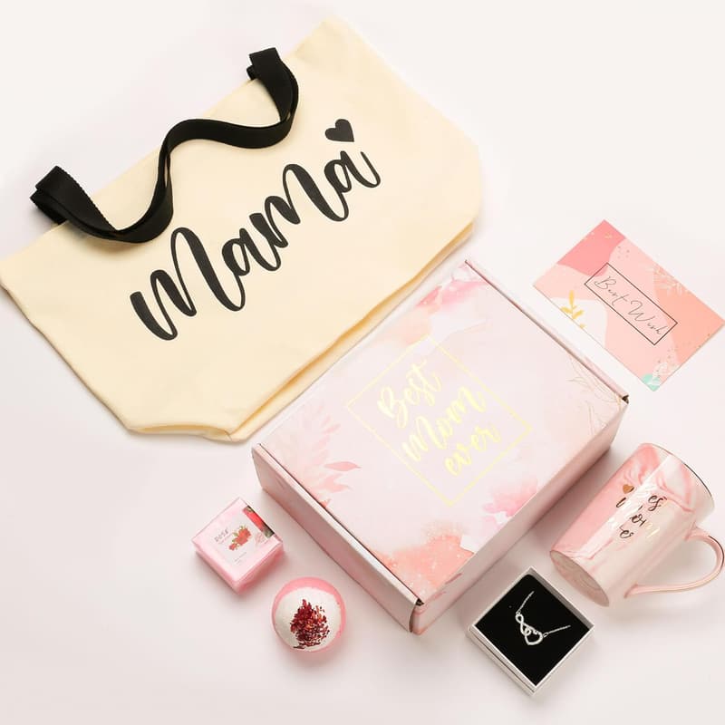Valentine's Day Gifts for Mom: Best Mom Necklace & Tote Set