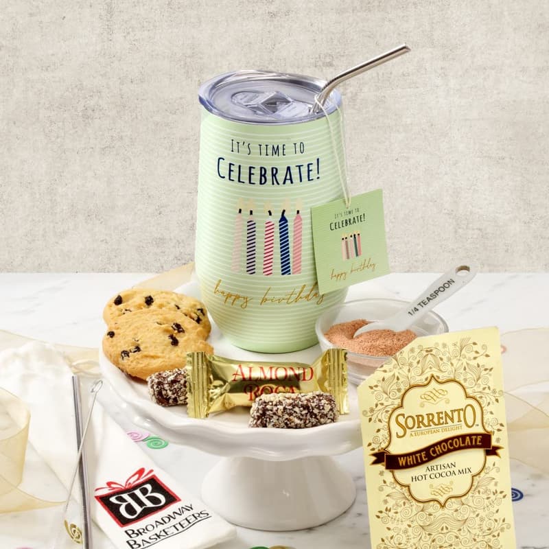 Happy Birthday Gift Mug with Chocolate & Sweets Set