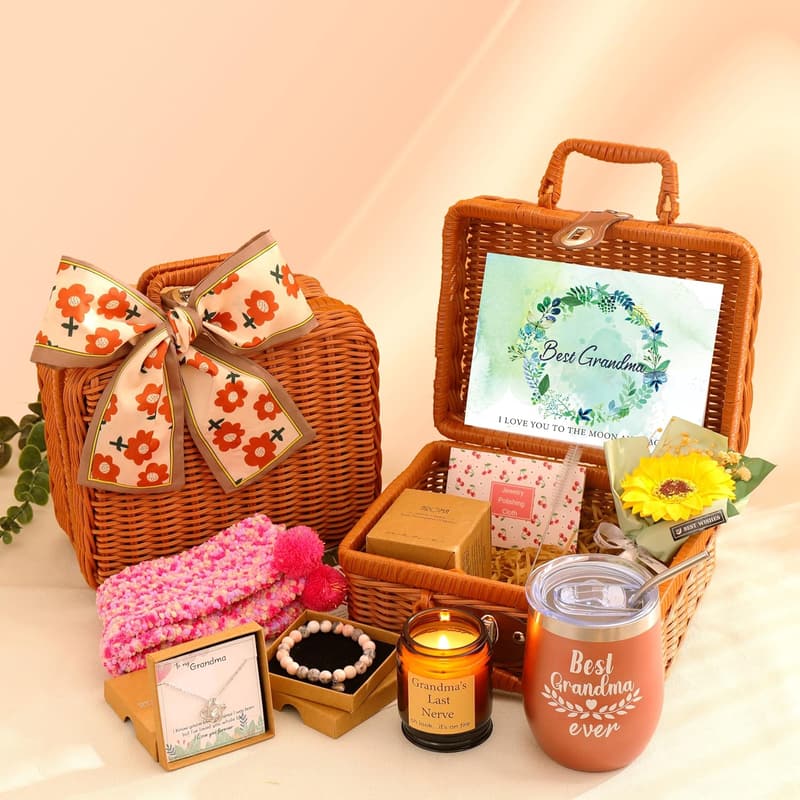 Grandma Gift Basket: Unique Birthday & Christmas Collection