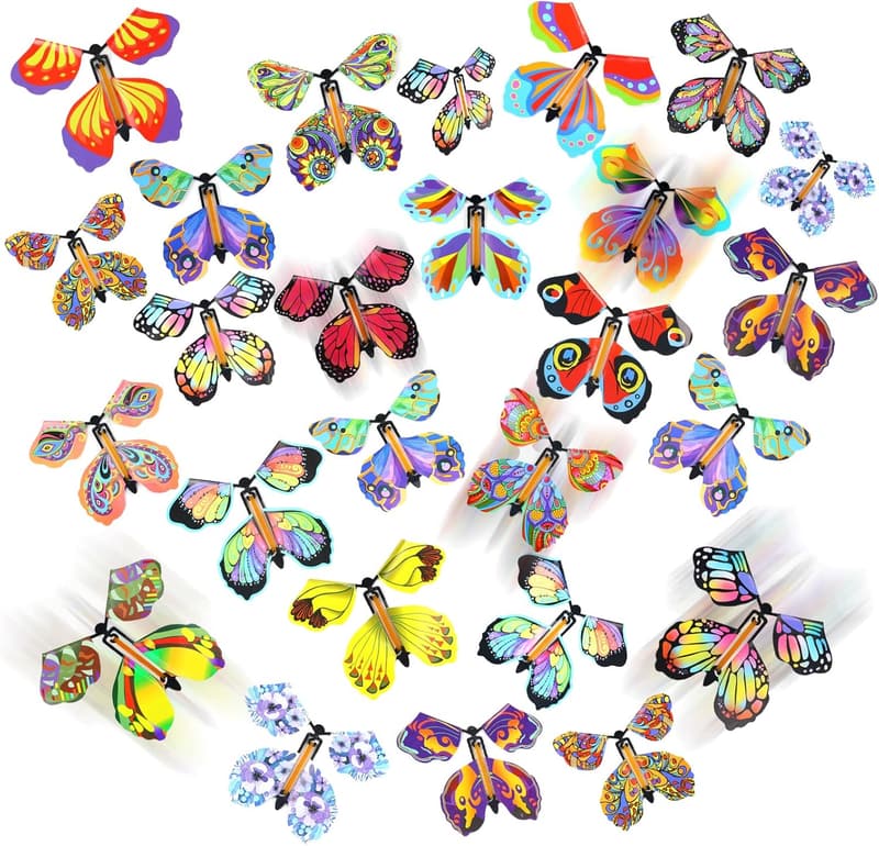 Magic Wind-Up Butterflies - 20PCS Gift for Kids' Parties