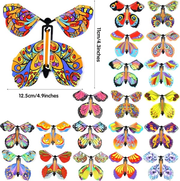 Magic Wind-Up Butterflies - 20PCS Gift for Kids' Parties