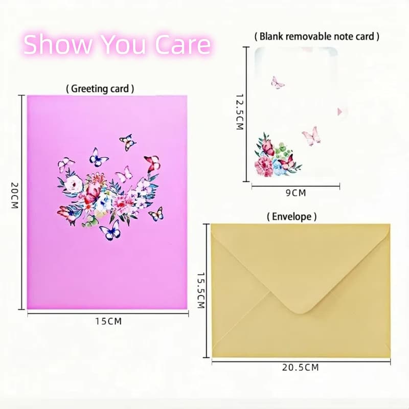 Butterfly Pop-Up Greeting Card for Mother's Day