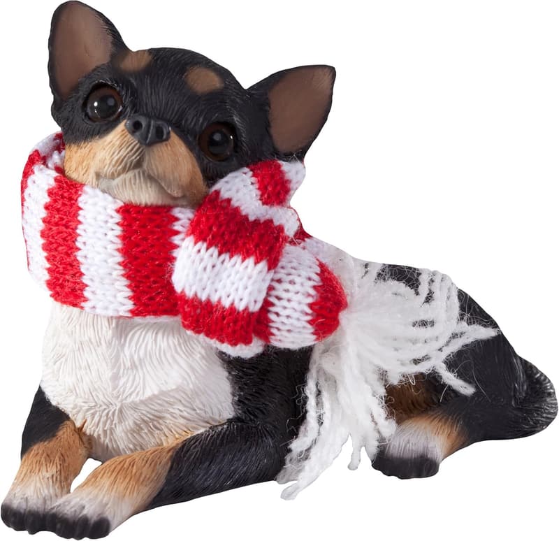 Christmas Ornament - Sandicast Tri-Color Dog Design