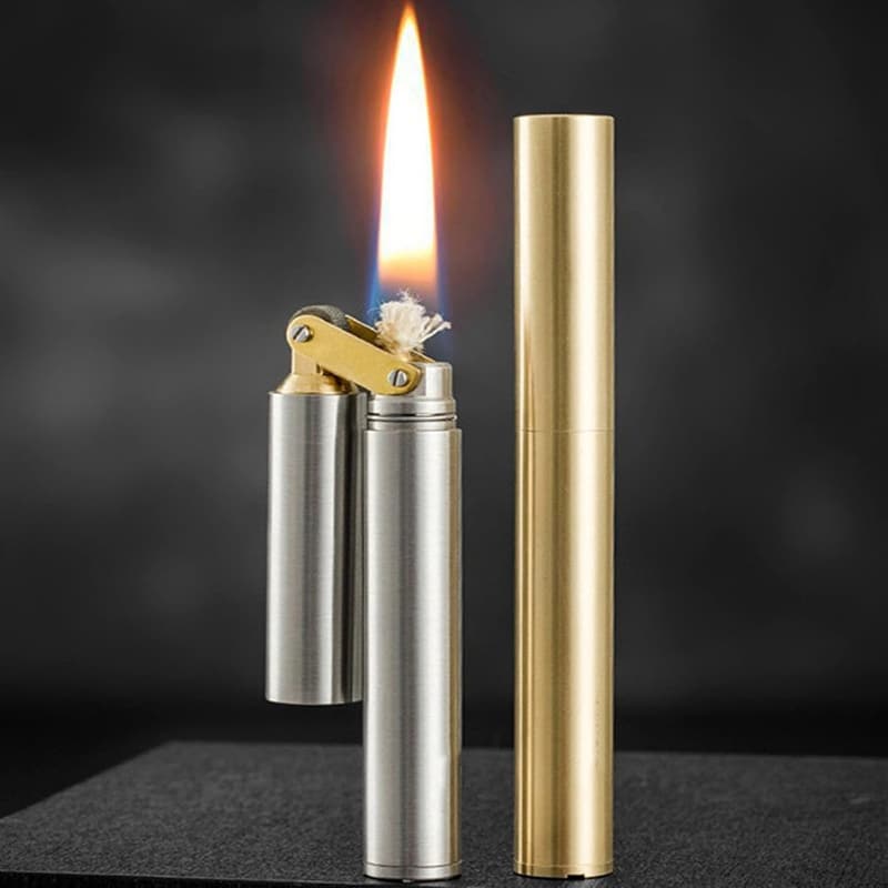 Vintage Copper Trench Kerosene Lighter