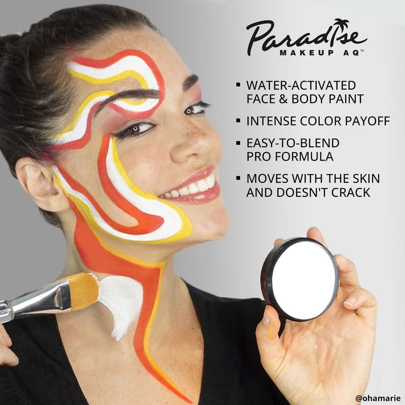 Mehron Paradise Makeup AQ Pro Palette - 12 Vibrant Colors