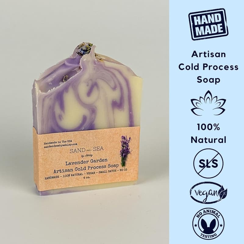 Handmade Lavender Spa Gift Box for Women's Birthday