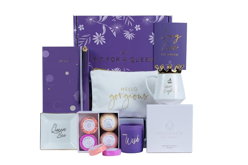 Birthday Gift Basket for Women - 12-Pack Royal Queen Set