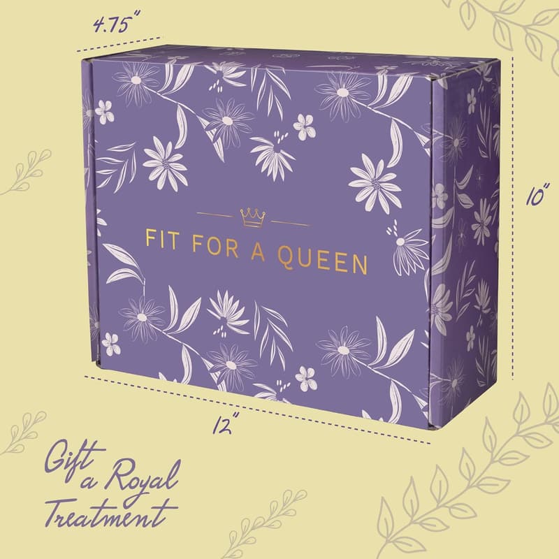 Birthday Gift Basket for Women - 12-Pack Royal Queen Set
