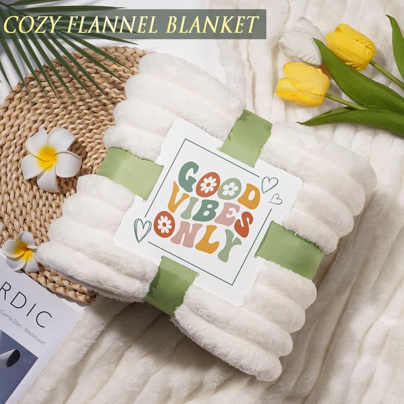 Spa Gift Basket for Women - Relaxation Care Package with Blanket