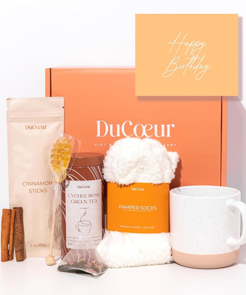 Birthday Tea Gift Box for Women - Premium Self Care Package