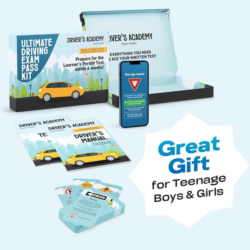 Driving Exam Pass Kit for Teenagers (Ages 15-18)